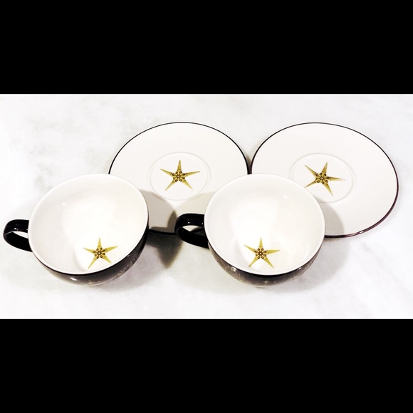 Starbucks Holiday 2006 Limited Set 2 Cups Saucers - Picture 8 of 10